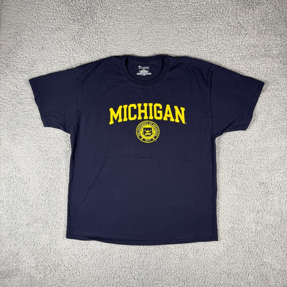 Champion‎ Michigan Wolverines T-Shirt Mens XL NCAA Collegiate